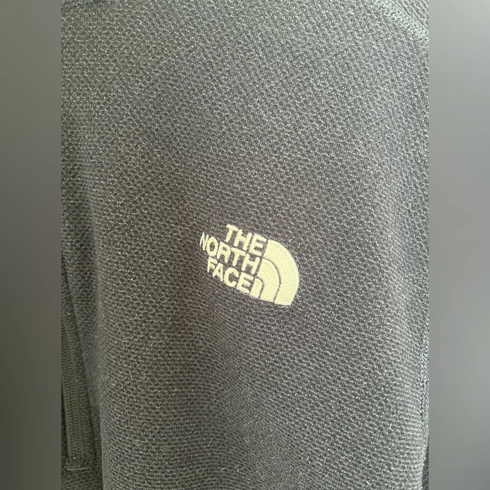 The North Face Jacket Mens Size XL Navy Blue Fleece Half Zip Outdoor Casual Logo